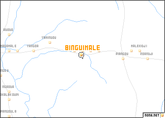 map of Binguimalé