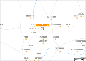 map of Binguiré