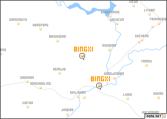 map of Bingxi