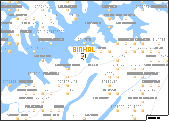 map of Binhal