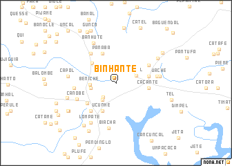 map of Binhante