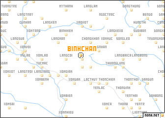 map of Bỉnh Chân