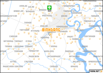 map of Bình Ðăng