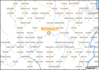 map of Bình Diền