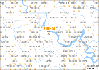 map of Bỉnh Di