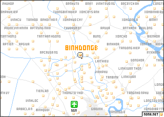 map of Bình Ðông (1)