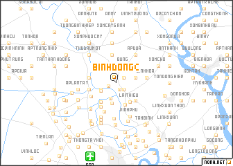 map of Bình Ðông (2)