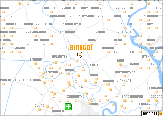 map of Bình Gôi