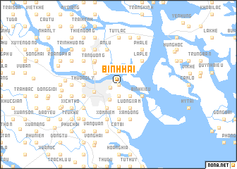 map of Binh Hai