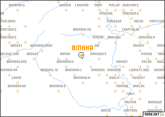 map of Binh Hà