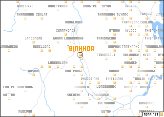 map of Bình Hòa