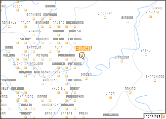 map of Bi Nhi