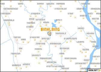 map of Binhlaing