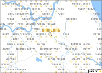 map of Bính Lang