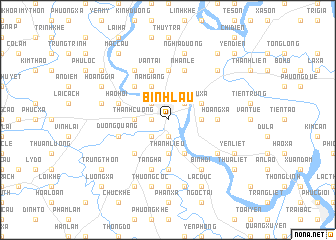 map of Bình Lâu