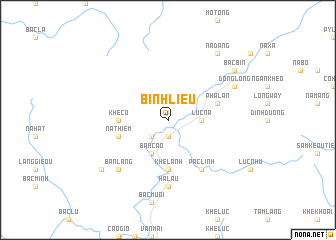 map of Bình Liêu