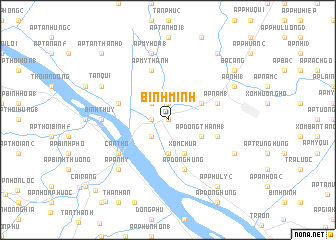 map of Bình Minh