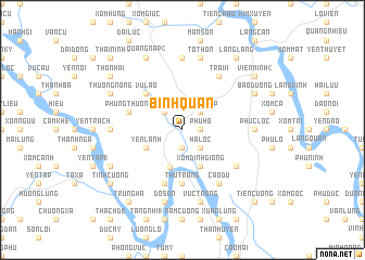 map of Binh Quân