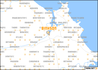 map of Bình Sơn