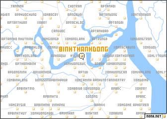 map of Bình Thạnh Ðông