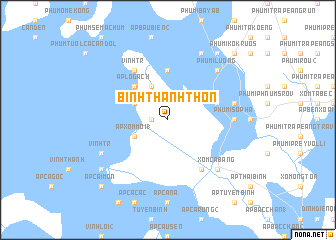 map of Bình Thành Thôn