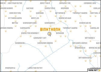 map of Bình Thanh