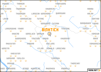 map of Bình Tích