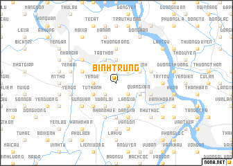 map of Bỉnh Trung