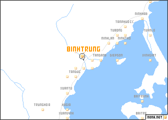 map of Bình Trung