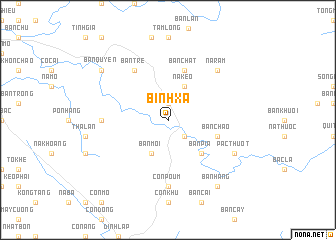 map of Binh Xa