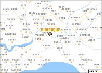 map of Binibaque