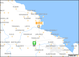 map of Binic