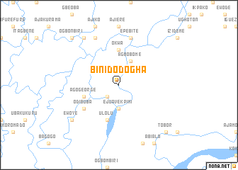 map of Binidodogha