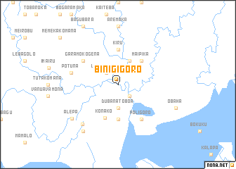 map of Binigigoro