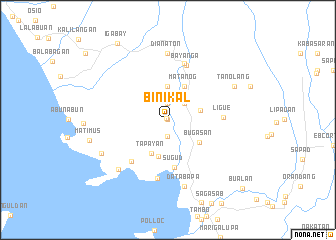 map of Binikal