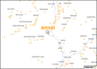 map of Binisar
