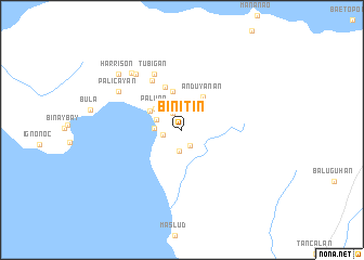 map of Binitin