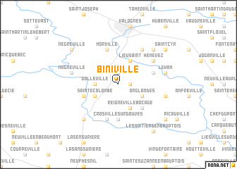 map of Biniville