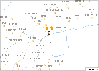 map of Bini