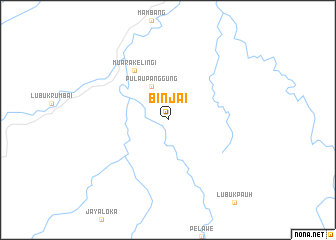 map of Binjai