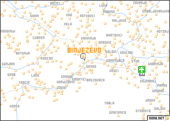 map of Binježevo