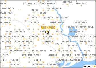 map of Binkema