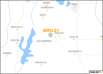 map of Binkley