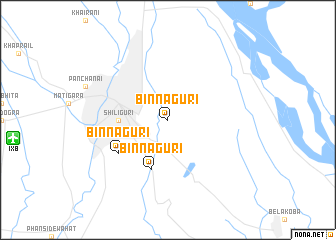 map of Binnāguri