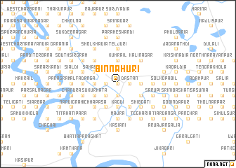 map of Binnāhuri