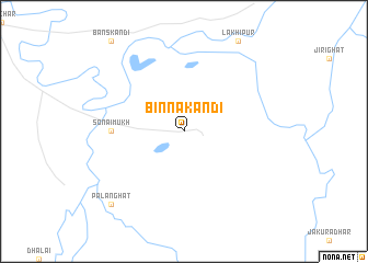 map of Binnākāndi