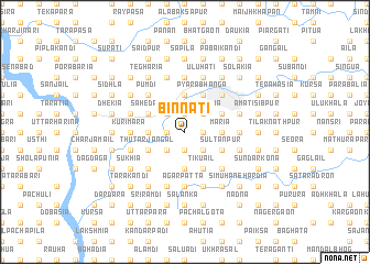 map of Binnāti