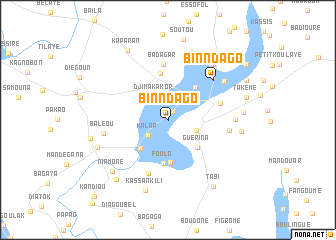 map of Binndago