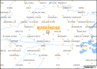 map of Binnenheide