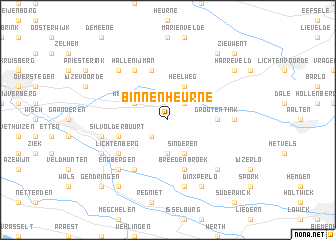 map of Binnenheurne